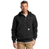 Carhartt Rain Defender Paxton Heavyweight Hooded Zip Mock Sweatshirt